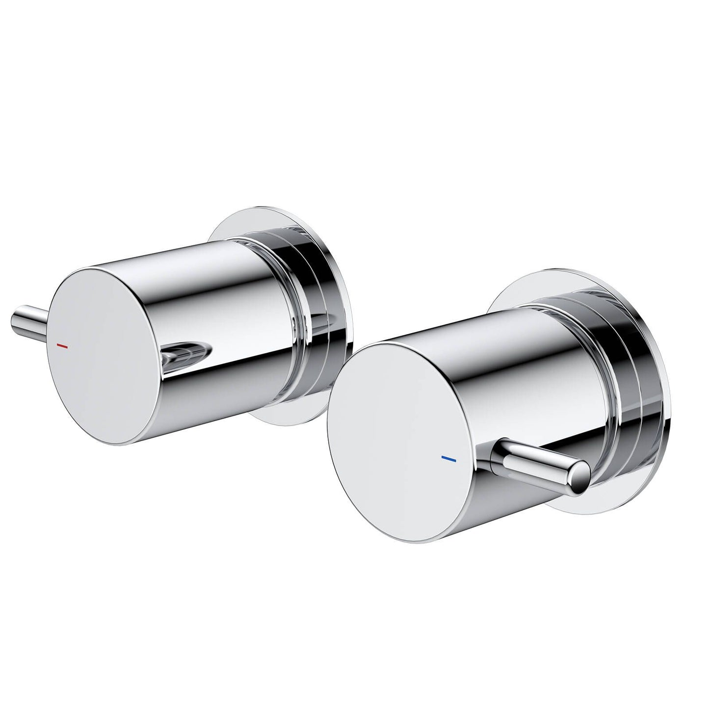 Caroma Chrome Luna Wall Top Assemblies Lever - 57 x 58mm