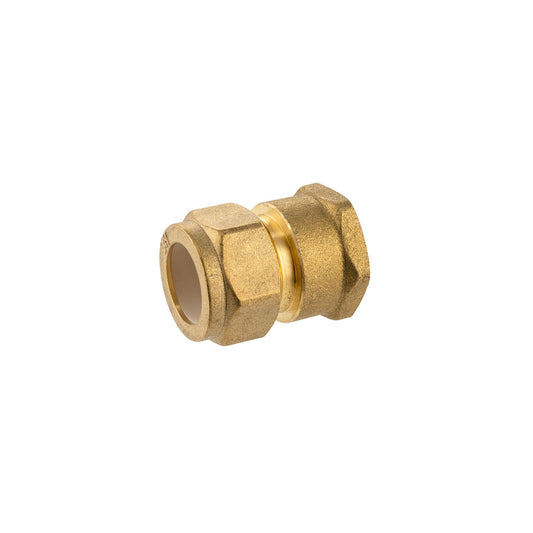 Brasshards Brass Female Compression Union - 20c x 20fi - 30 x 48mm
