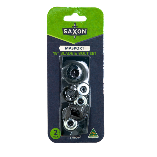 Saxon Masport Mower 18" Blade & Bolt Set SMB204 - 2 Pack