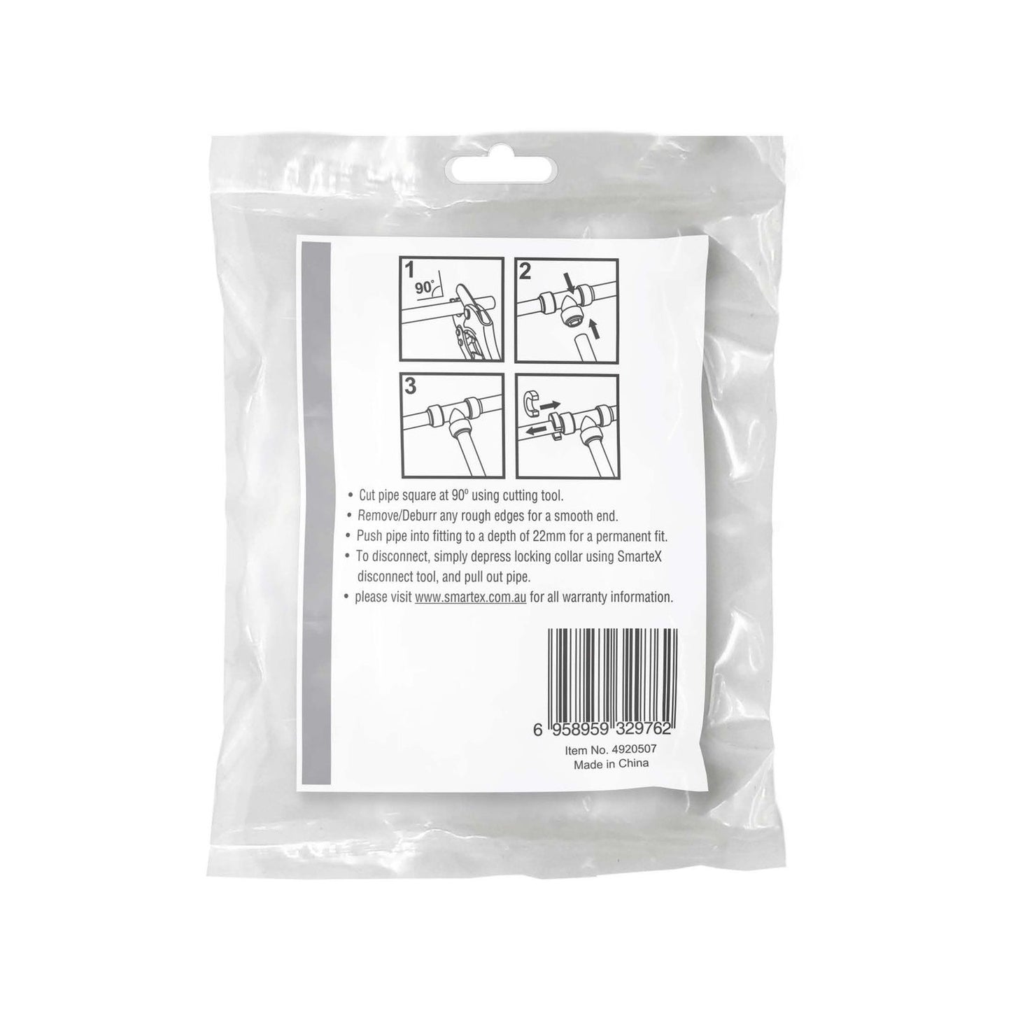 SmarteX Pex Nail Saddle - 20mm - 10 Pack