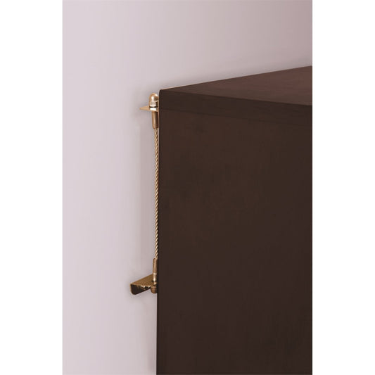 Dreambaby Child Safety Furniture Anchors - Metal - 1 Pack - Prevents Accidents