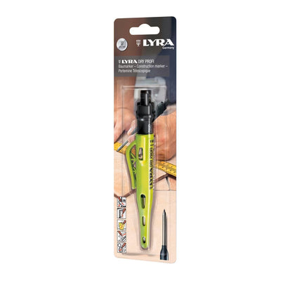 Lyra Carpenters Pencil - 2B - Stainless Steel - All Surface Use