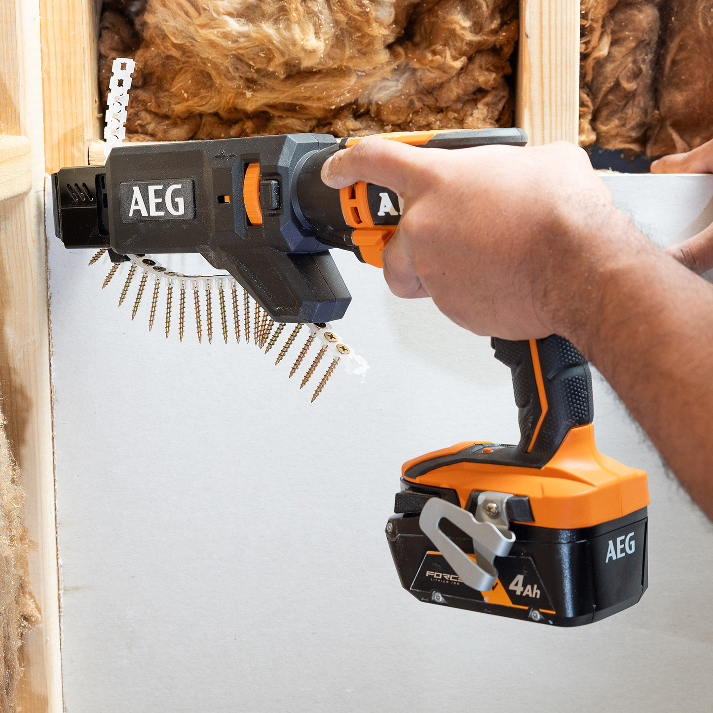 AEG Brushless Collated Screwdriver - 18V - Skin Only