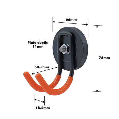 Everhang Magnetic Utility Hook Kit - 4 Pack - 10kg