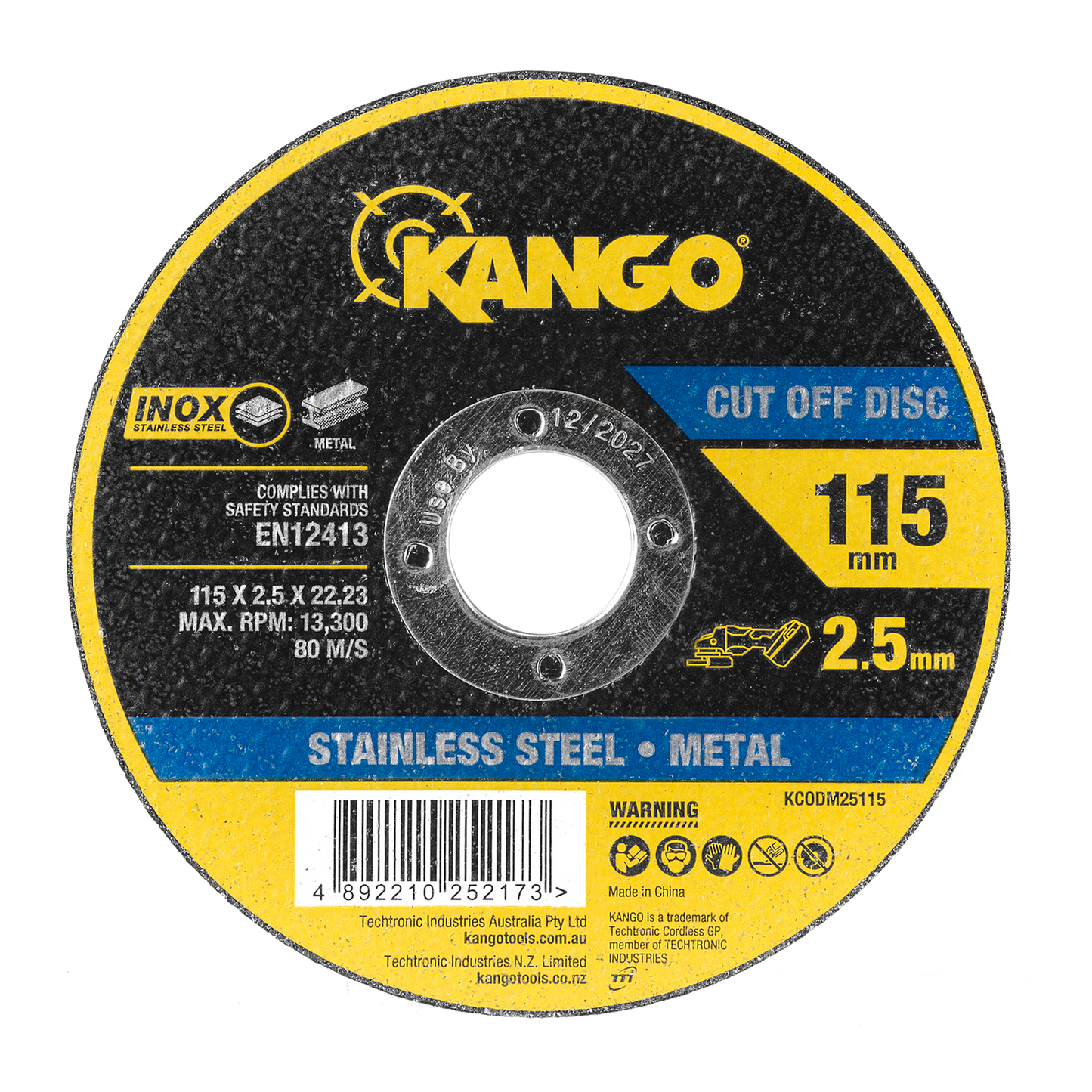 Kango Metal Cut Off Disc - 115mm x 2.5mm
