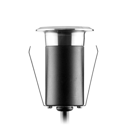 Elluminate Warm White Deck Lights - 4 Pack - Stainless Steel - Safe