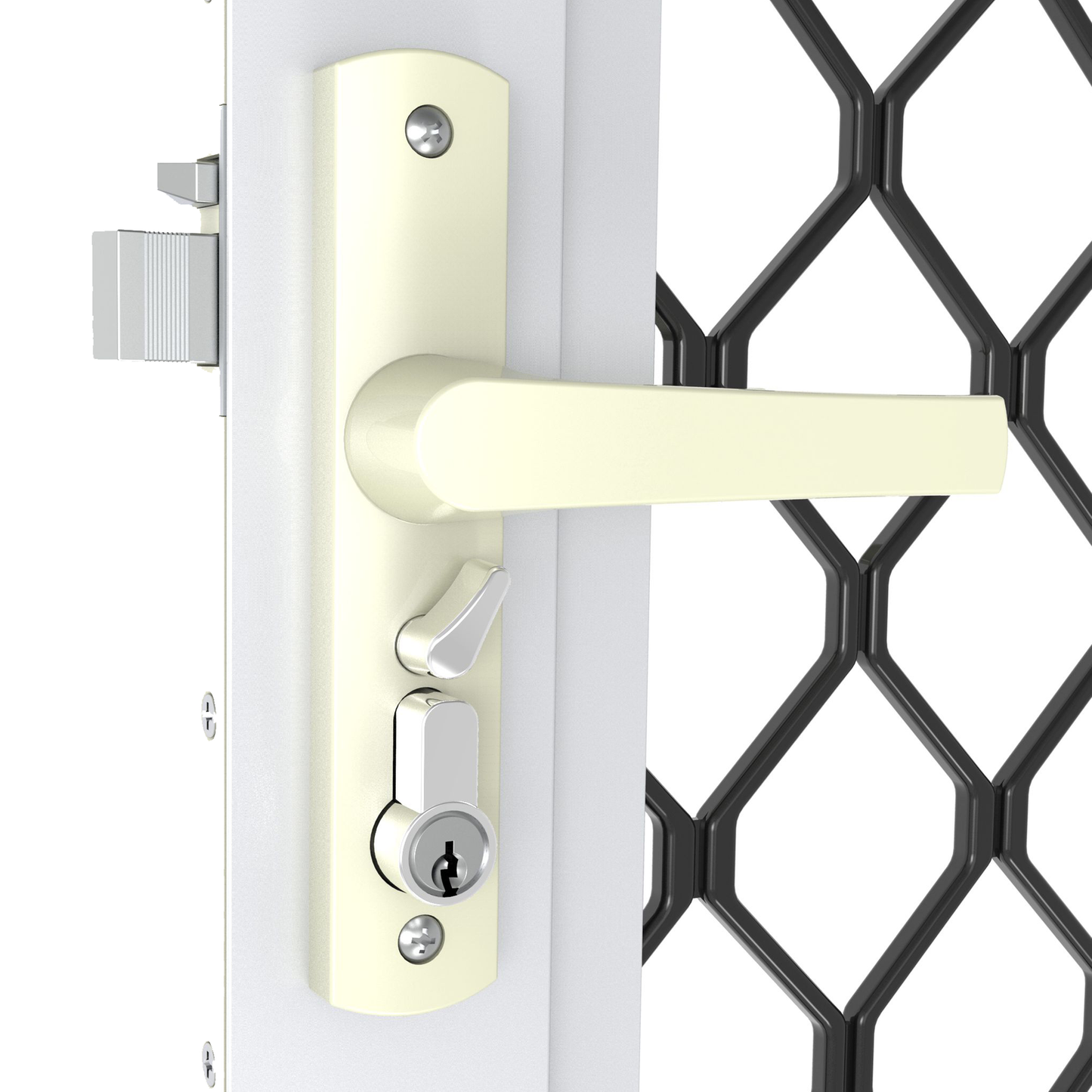 Rolltrak Cylinder Lock - 60mm - Chrome