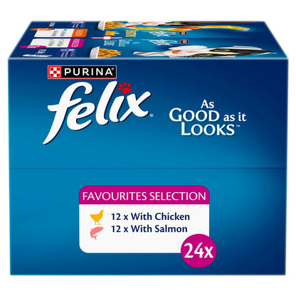 Felix As Good As It Looks Sensations Jellies Wet Cat Food - 85g - 36 Pack