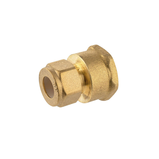 Brasshards Brass Female Compression Union - 15c x 20fi