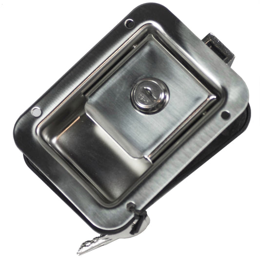 Goliath Large Paddle Locking Latch - Polished Stainless Steel