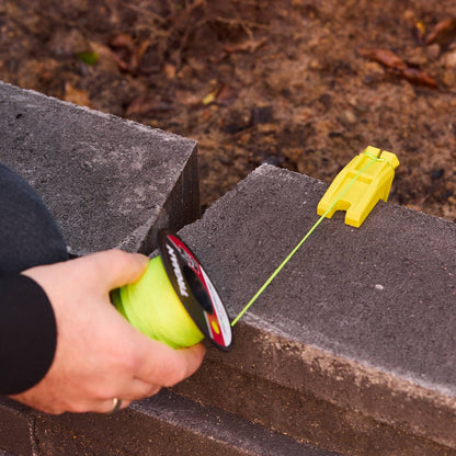 Trojan Rubber Line Block - 75 x 33 x 44mm - Lime Green