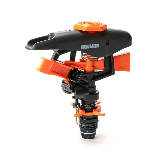 Holman 15mm Plastic Impact Sprinkler - 12m Radius - Durable - Easy Install