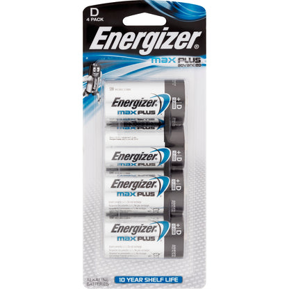 Energizer Max Plus D - 4 Pack