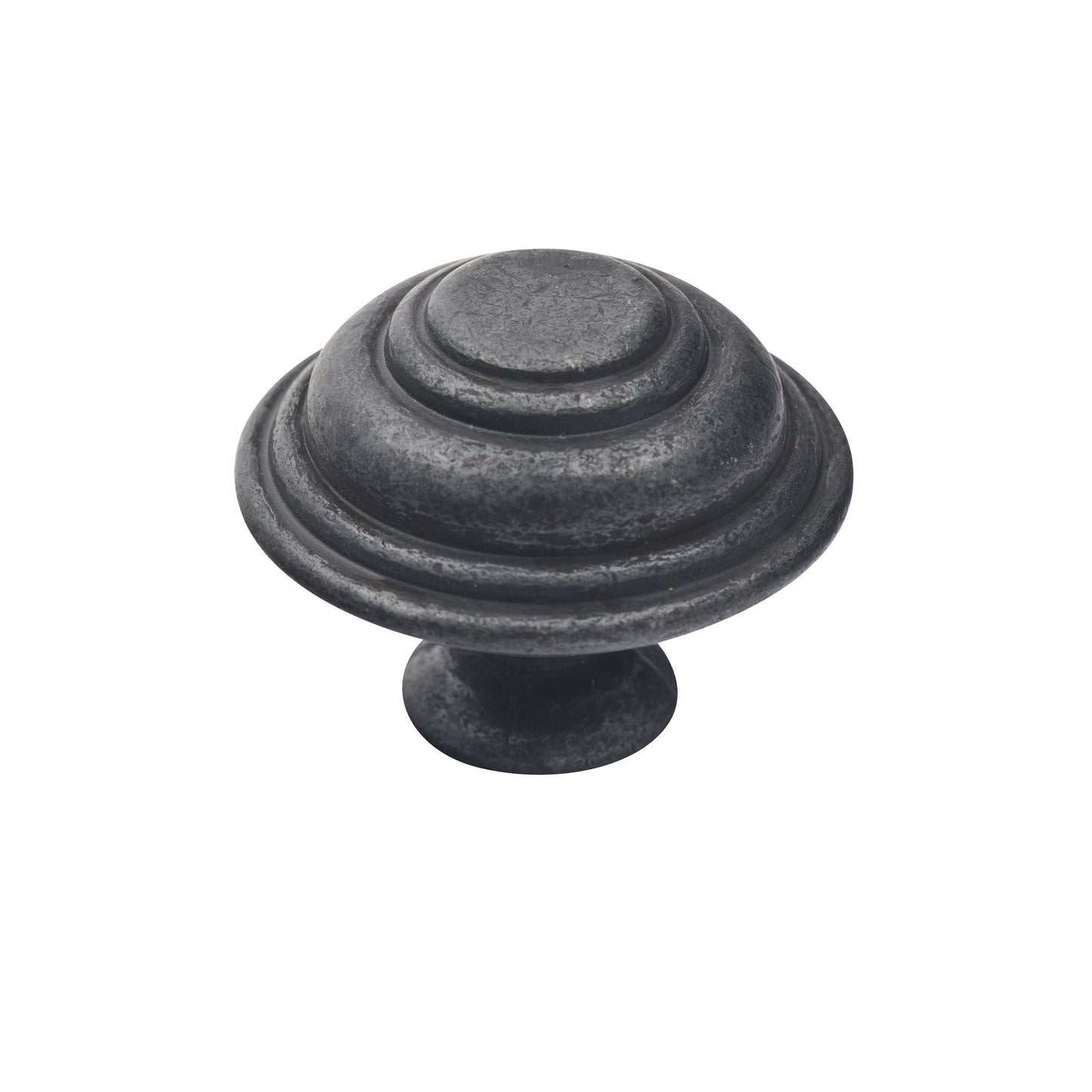 Prestige Black Cast Iron Cupboard Knob - 34mm