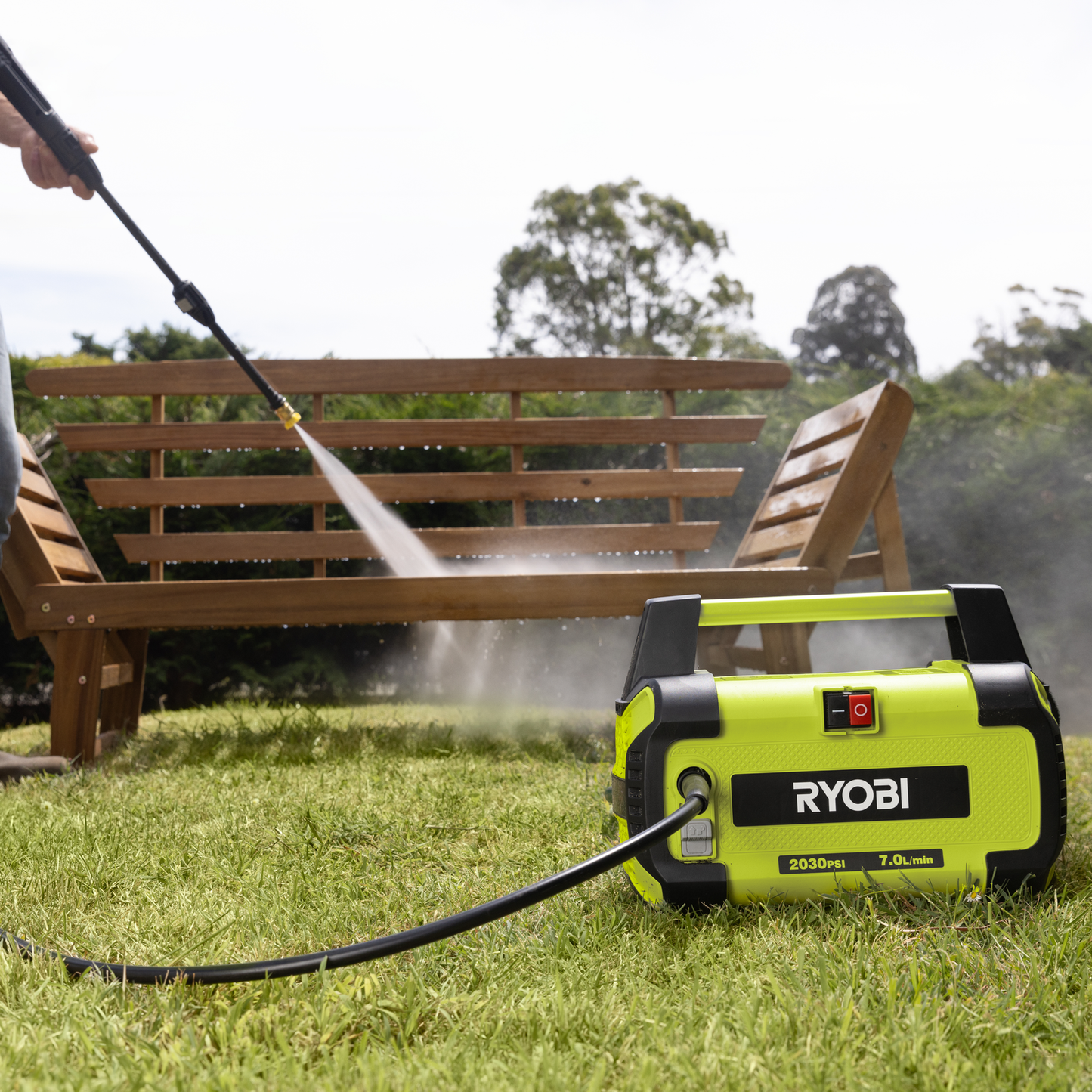 Ryobi Compact High Pressure Washer - 2030 PSI - 6.4kg