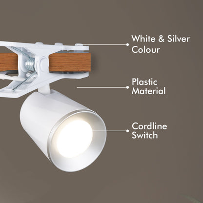 Verve Design LED Clip Lamp - 6W - Rose Gold