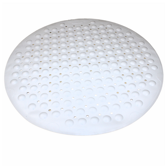 Barelli Round Suction Bath Mat 65 x 65cm White