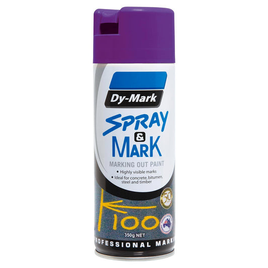 Dy-Mark Fluoro Violet Spray Paint - 350g