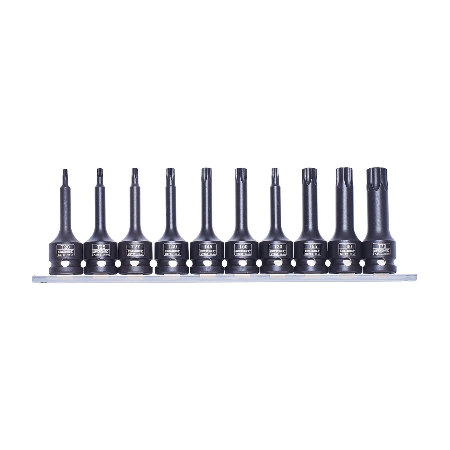 Kincrome 1/2" Drive Socket Torx Rail - 10 Piece
