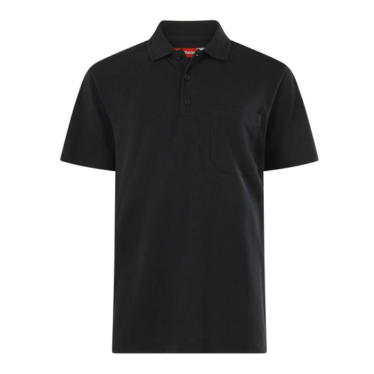 Hard Yakka Men's Short Sleeve Polo - M - Black
