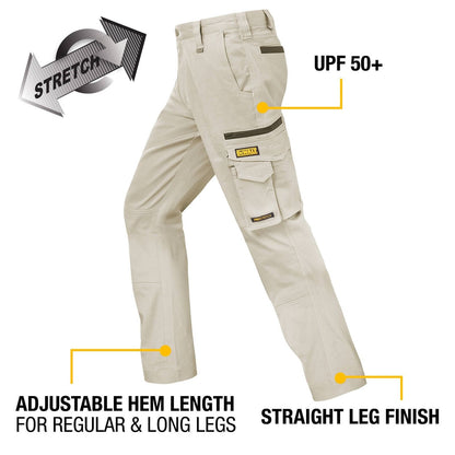 Dewalt Acoma Prostretch Trousers - Size 40 - Khaki