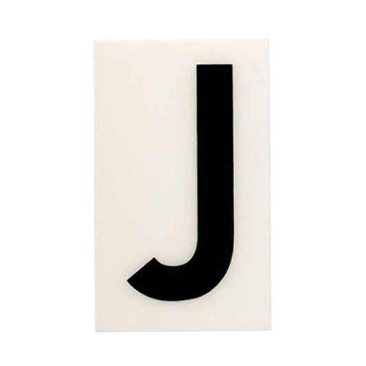 Sandleford White Self Adhesive House Letter J - 60mm