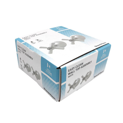 Shaw Mason White Wall Top Assembly - 167 x 67 x 117mm - Pair