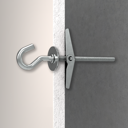 Ramset Spring Toggle - Round Cup Hook - 2 Pack