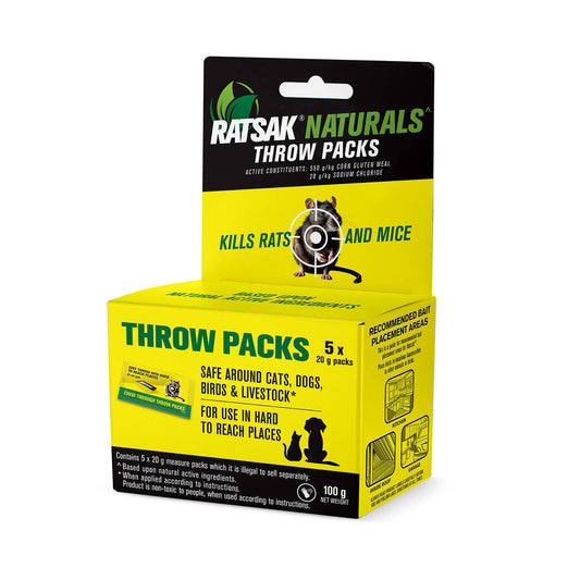 RATSAK Naturals Throw Packs - 100g