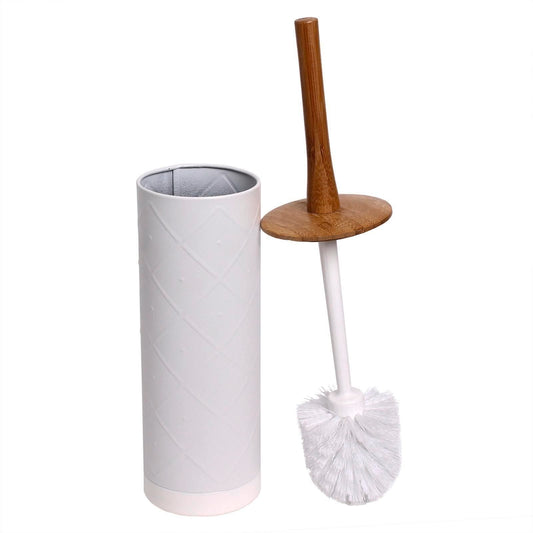 Sabco Embossed Premium Toilet Set White