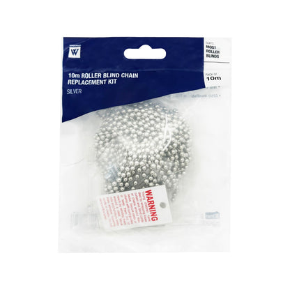 Windoware Metal Roller Blind Chain Replacement Kit - 10m