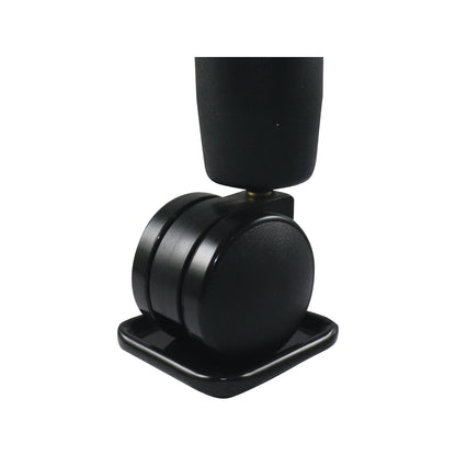 Surface Gard Brown Square Carpet Base Castor Cups - 48mm - 4 Pack