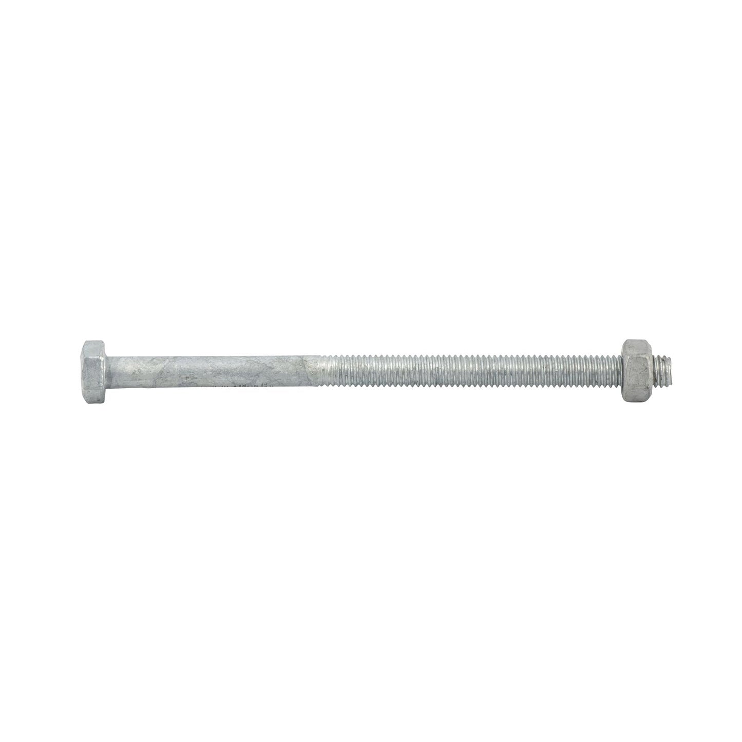 Zenith Hot Dip Galvanised Hex Head Bolts & Nuts - M6 x 100mm - 25 Pack