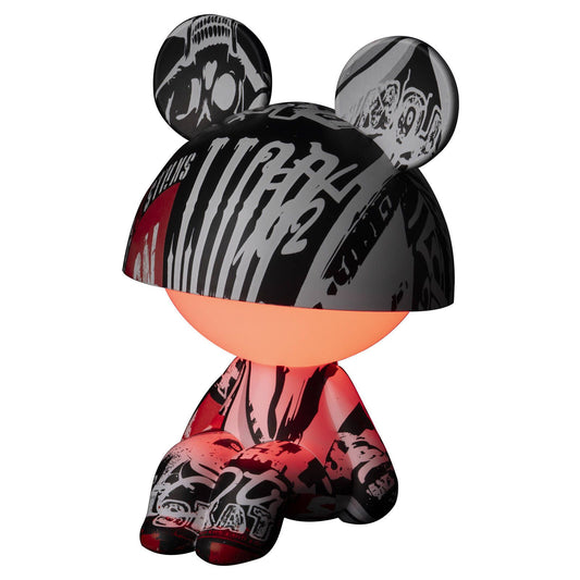 Arlec Small Graffiti Sitting Mouse Lamp - 120 x 180mm