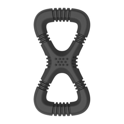 Gladiator Large Black Tug Rubber Dog Toy