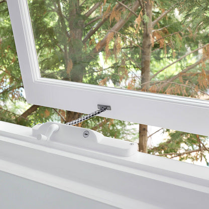 Remsafe Stainless Steel Window Winder - Key Operated - 280mm - White