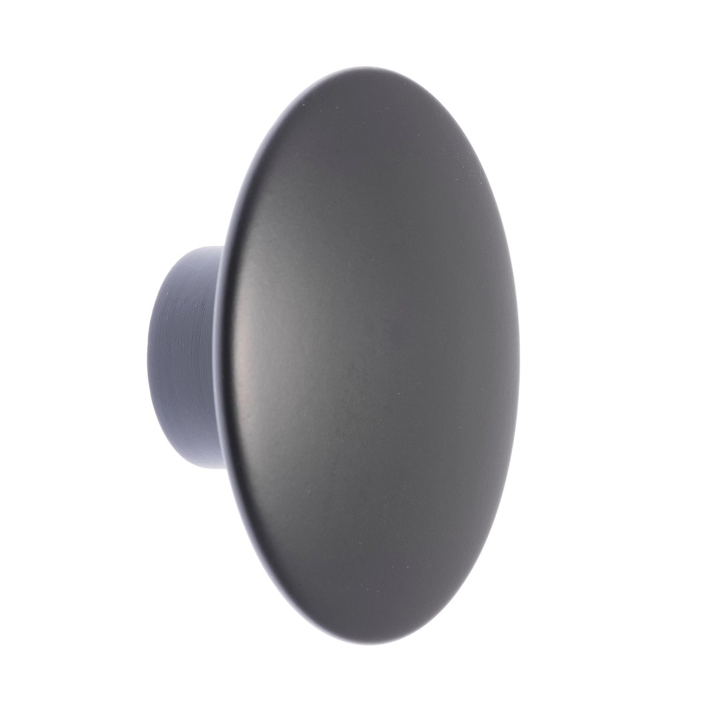 Lane Round Timber Knob - 76mm - Matte Black