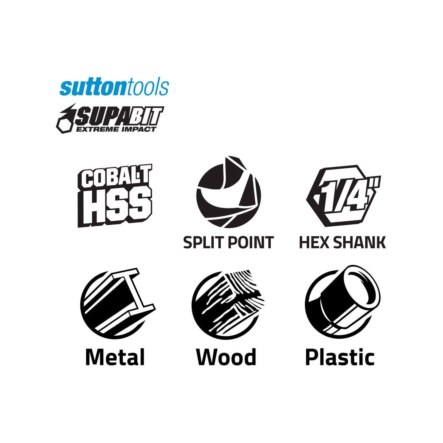 Sutton Tools Supabit Impact Drill Bit - 7mm