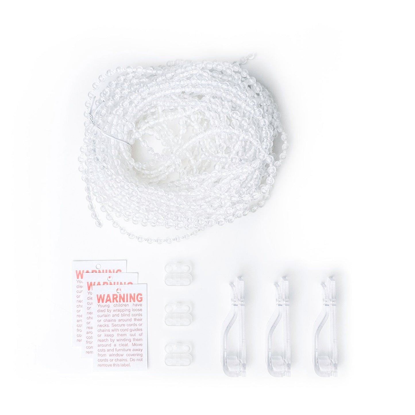 Windoware Roller Blind Chain Replacement Kit - 10m - White