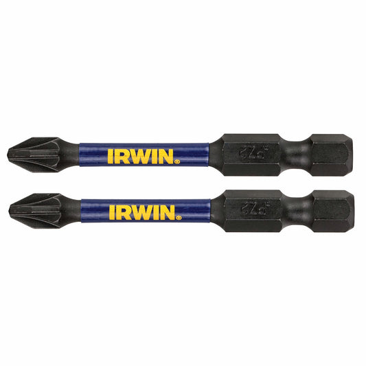 Irwin Impact Pro Performance Series Bit 57mm PZ2 2 Pack