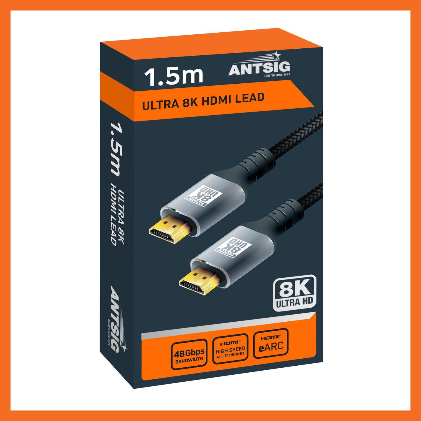 Antsig Ultra 8K HDMI Lead - 1.5m
