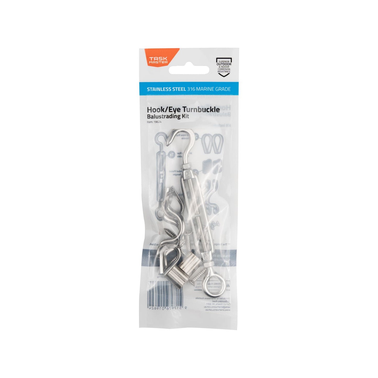 Taskmaster Hook Eye Balustrade Kit - 5mm