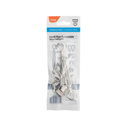 Taskmaster Hook Eye Balustrade Kit - 5mm