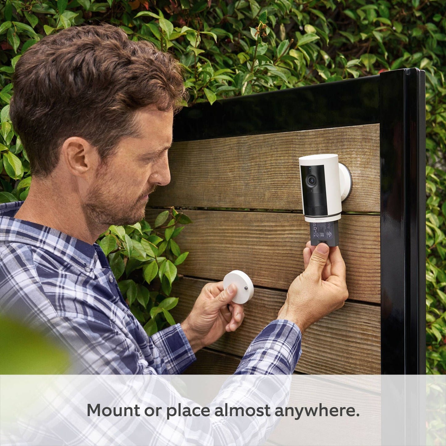 Ring Outdoor Camera Plus - 2K - Battery - White