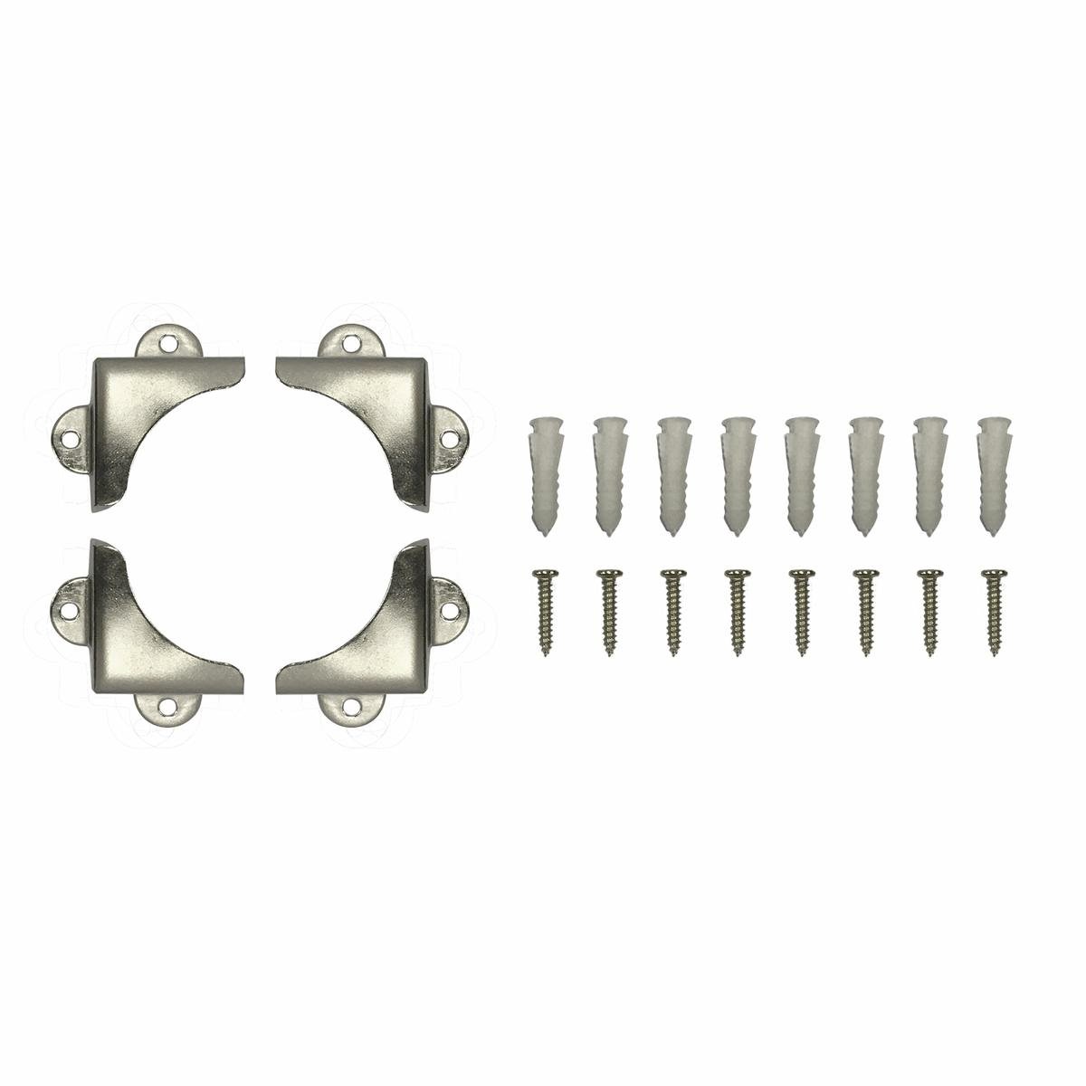 Everhang Mirror Mounting Corner Set 11kg Steel Secure Hold