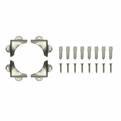 Everhang Mirror Mounting Corner Set 11kg Steel Secure Hold