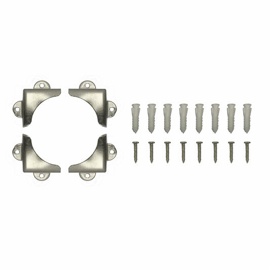 Everhang Mirror Mounting Corner Set 11kg Steel Secure Hold