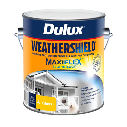 Dulux Weathershield Exterior Paint - 2L - Ultra Deep Gloss