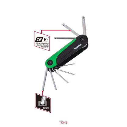 Trojan Hex Key Set - 8 Piece - 1/16" to 1/4"