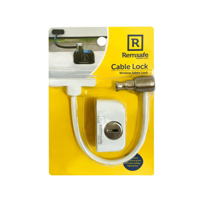 Remsafe Window Restrictor - 21 x 25mm - White